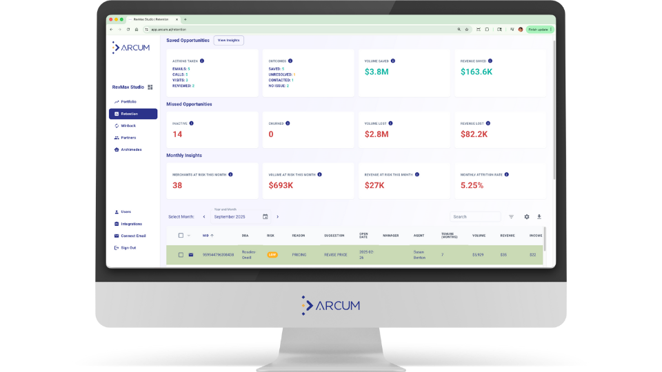 Retention Manager Screen HD