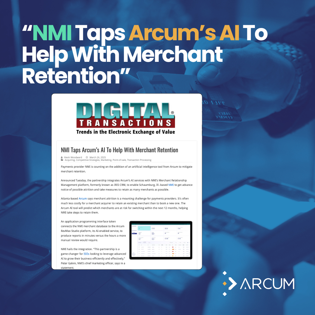 Digital Transactions-NMI taps Arcum-Social