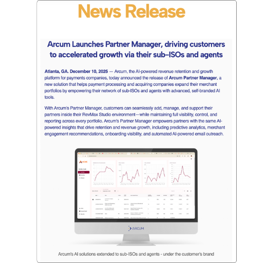 Arcum launches Partner Manager